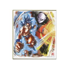 Shikishi Art Dragon Ball Goku vs Jiren Bandai