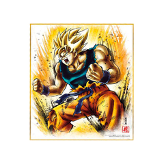 Shikishi Art Dragon Ball Goku SSJ Ki Bandai