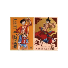 Set 2 Carpetas One Piece Full Force Monkey D. Luffy Bandai Ichiban Kuji