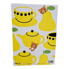 Cuaderno Rilakkuma Amarillo Ouchi de Nonbiri Ocha demo Ikaga? San-X 2011 - comprar online