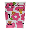 Cuaderno Rilakkuma Rosa Ouchi de Nonbiri Ocha demo Ikaga? San-X 2011