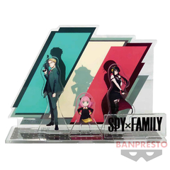 Standee Spy x Family Diorama Acrylic Yor, Loid y Anya Banpresto