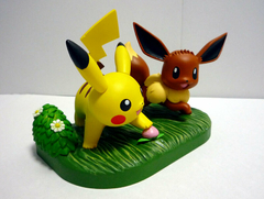 Figura Pokemon Pikachu & Eevee Last Prize Pokemon Center Lottery 2013