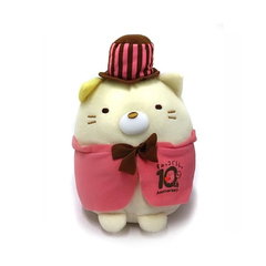 Peluche Sumikko Gurashi Neko 25cm 10th Anniversary San-X 2022