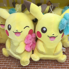 Peluche Pokemon Pikachu 32cm Girlish Pikachu Banpresto 2018 - comprar online