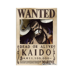 Poster One Piece WANTED Kaido Mugiwara Store