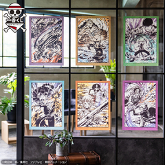 Poster One Piece Takumi No Genealogy Jabra vs Sanji Bandai Ichiban Kuji - comprar online