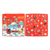 Set de 2 toallas de mano Sanrio Characters Lottery Rojo