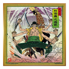Shikishi Art One Piece Ultimate Swordsmen Zoro vs Kaku Bandai Ichiban Kuji