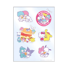 Plancha de Stickers Mos Burger x Sanrio Characters 2023