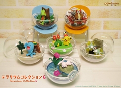 SIN CAJA Figura Pokemon Terrarium Collection Vol.6 Pikachu & Bellossom Re-Ment - comprar online