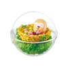 SIN CAJA Figura Pokemon Terrarium Collection EX Alola Rowlet Re-Ment