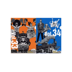 Set 2 Carpetas One Piece Vol.100 Anniversary Vol. 33 y 34 Bandai Ichiban Kuji