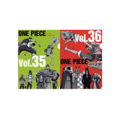 Set 2 Carpetas One Piece Vol.100 Anniversary Vol. 35 y 36 Bandai Ichiban Kuji