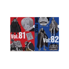 Set 2 Carpetas One Piece Vol.100 Anniversary Vol. 81 y 82 Bandai Ichiban Kuji