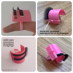 Anillo para Extensiones Rosa