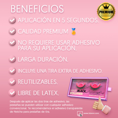 Pestañas autoadhesivas reutilizables Volumen 4pzs - comprar en línea