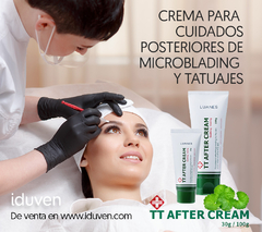 Crema post microblading y tatuaje en internet