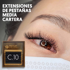 Extensiones de pestañas Soft Media Cartera C.10