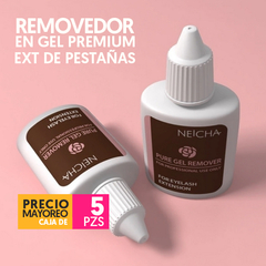 Removedor de extensiones de pestañas en Gel - Mayoreo 5pzs