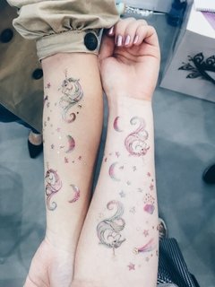 Tatuaje Unicorn - Extensiones de pestañas Iduven