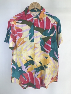 CAMISA MONSTERA PASTEL