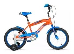 Bicicleta Topmega Cross Rodado 16 Nene Con Rueditas Niño en internet