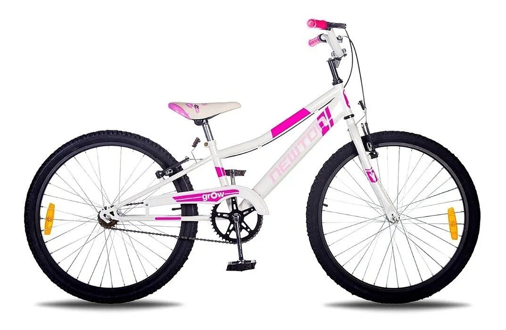 Bicicleta Newton Grow Rodado 24 Paseo Infantil Ni o Ni a
