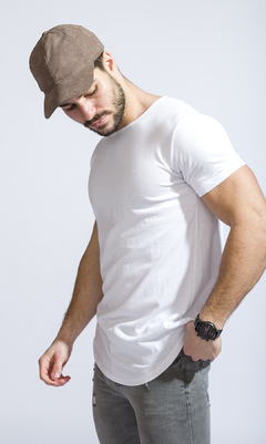 Maxi Tshirt- white (Slim fit) - comprar online