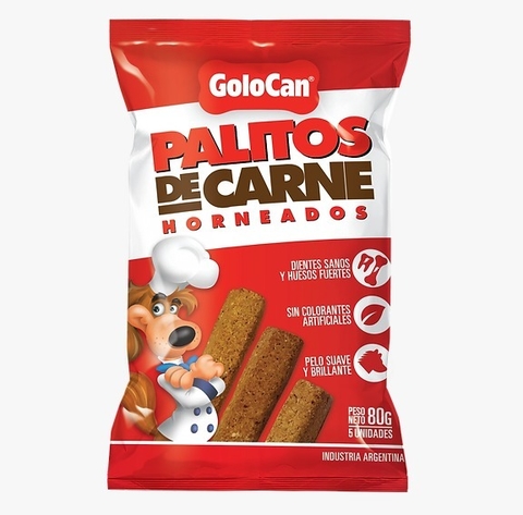 Palitos de Carne Golocan 80gr