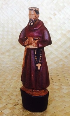 Escultura São Francisco em Madeira - comprar online