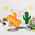 Plato forma cactus amarillo - comprar online