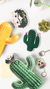 Plato forma cactus amarillo en internet