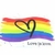 Bandeja de madera Love is Love - comprar online
