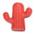 Plato Forma Cactus Rojo - comprar online