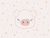 Individual Chanchita Lady Pink Pork - comprar online