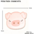 Posa Taza Chanchita Lady Pink Pork - comprar online