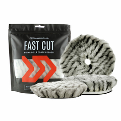 Autoamerica Boina de lã Fast Cut Corte Pesado 6" S/ Interface