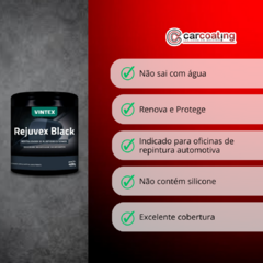 Vintex Rejuvex Black Revitalizador de Plásticos 400g - comprar online