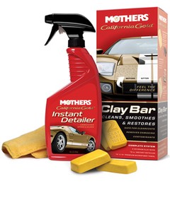 Mothers Clay Bar System - Show Time / Flanela / Clay Bar