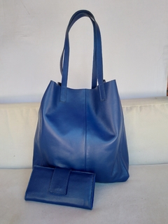 Tote Azul + Billetera en internet