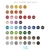 Papel para quilling - Kit por 51 paquetes colores mate - 7mm en internet