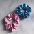 Scrunchies de Satén premium - Cabecita de novia accesorios - Tienda Online