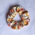 Scrunchies floreadas por unidad - Cabecita de novia accesorios - Tienda Online