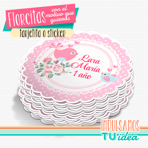 Shabby chic - Florcitas para imprimir