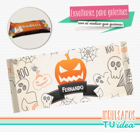 Halloween - Envoltorio Rhodesia para imprimir