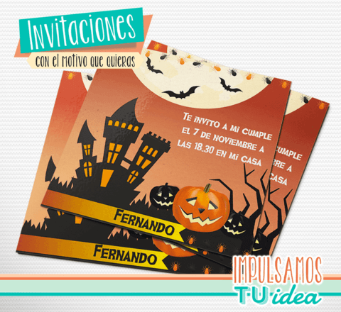 Halloween - Invitación para imprimir