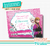 Tarjeta cumple Frozen Ana y Elsa imprimible - comprar online