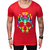 Camiseta Paradise Rainbow pixel skull