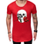 Camiseta Paradise Red rose skull - comprar online